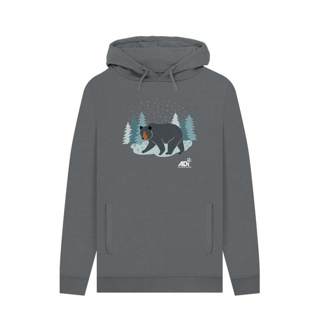 Slate Grey Printed Hoody