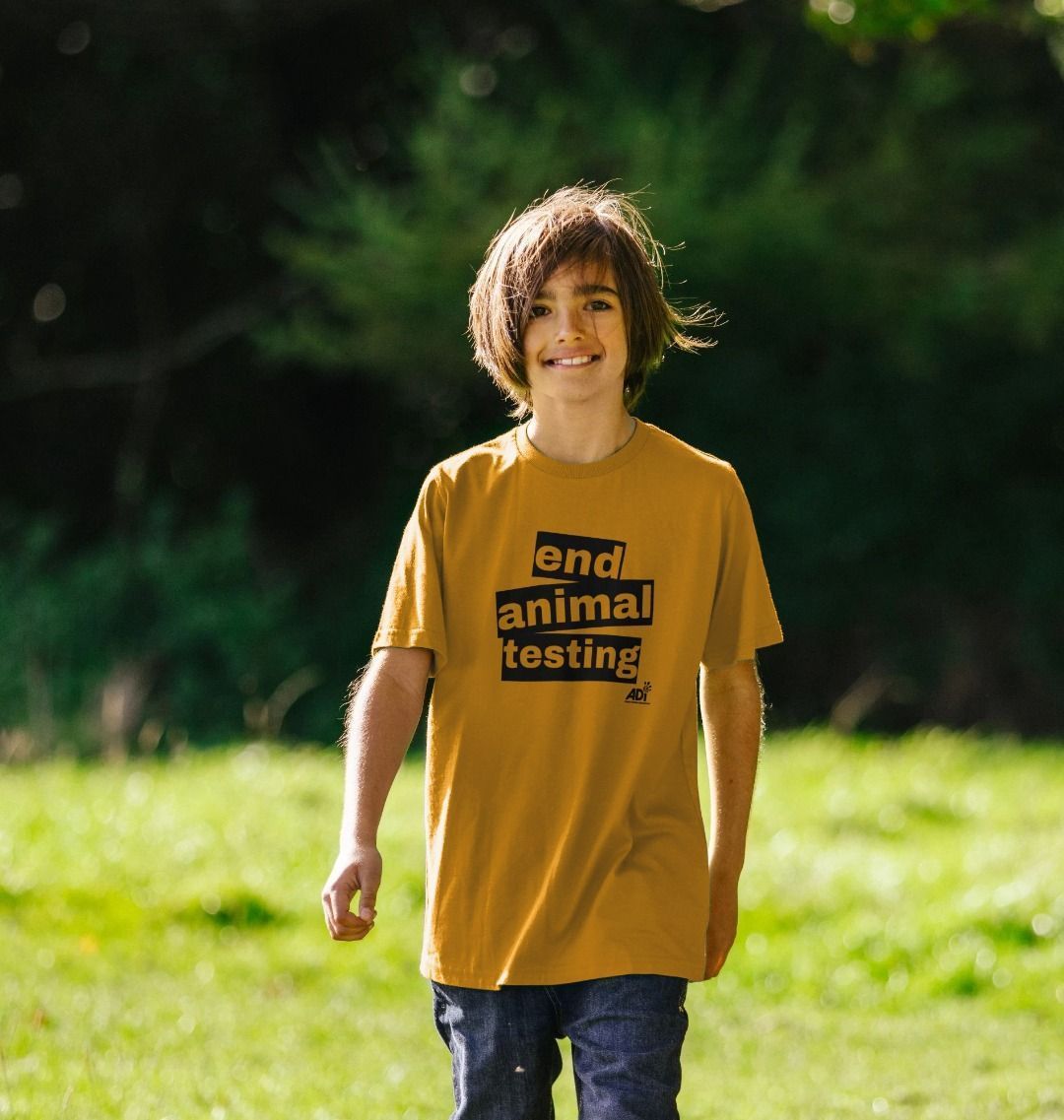 End Animal Testing Kids T-shirt