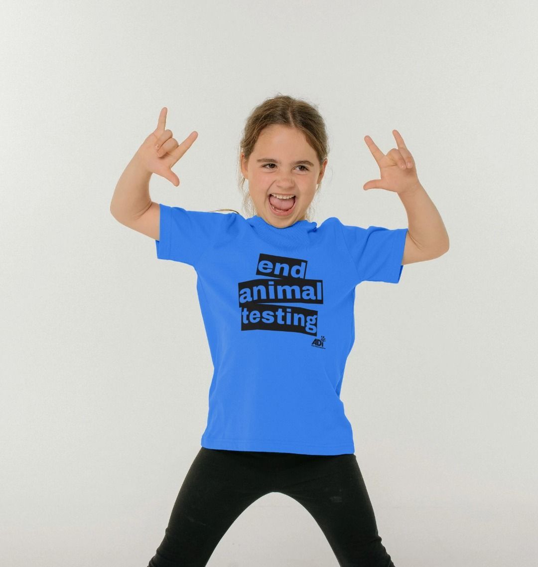 End Animal Testing Kids T-shirt