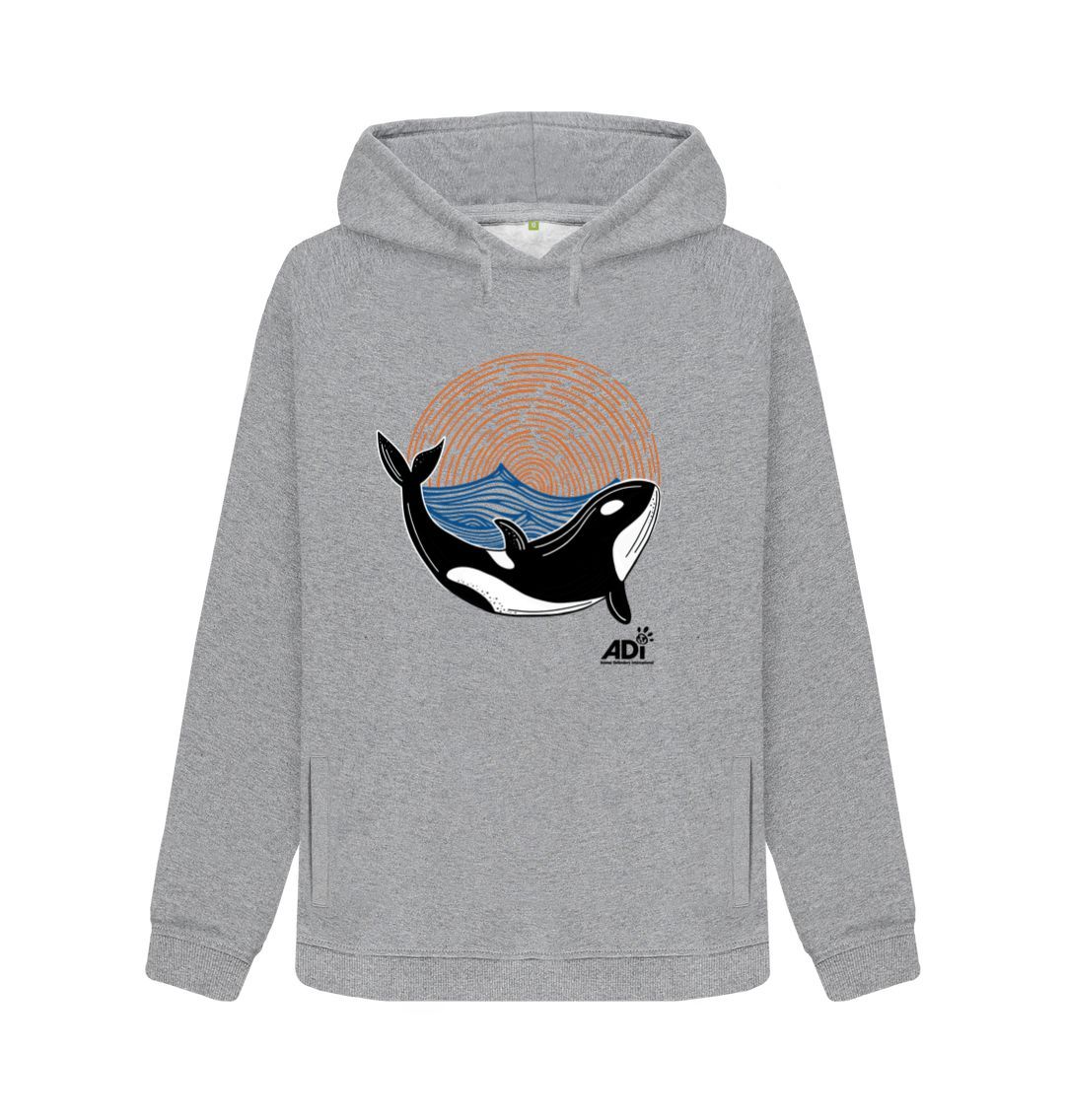 Light Heather Orca Women's Hoodie