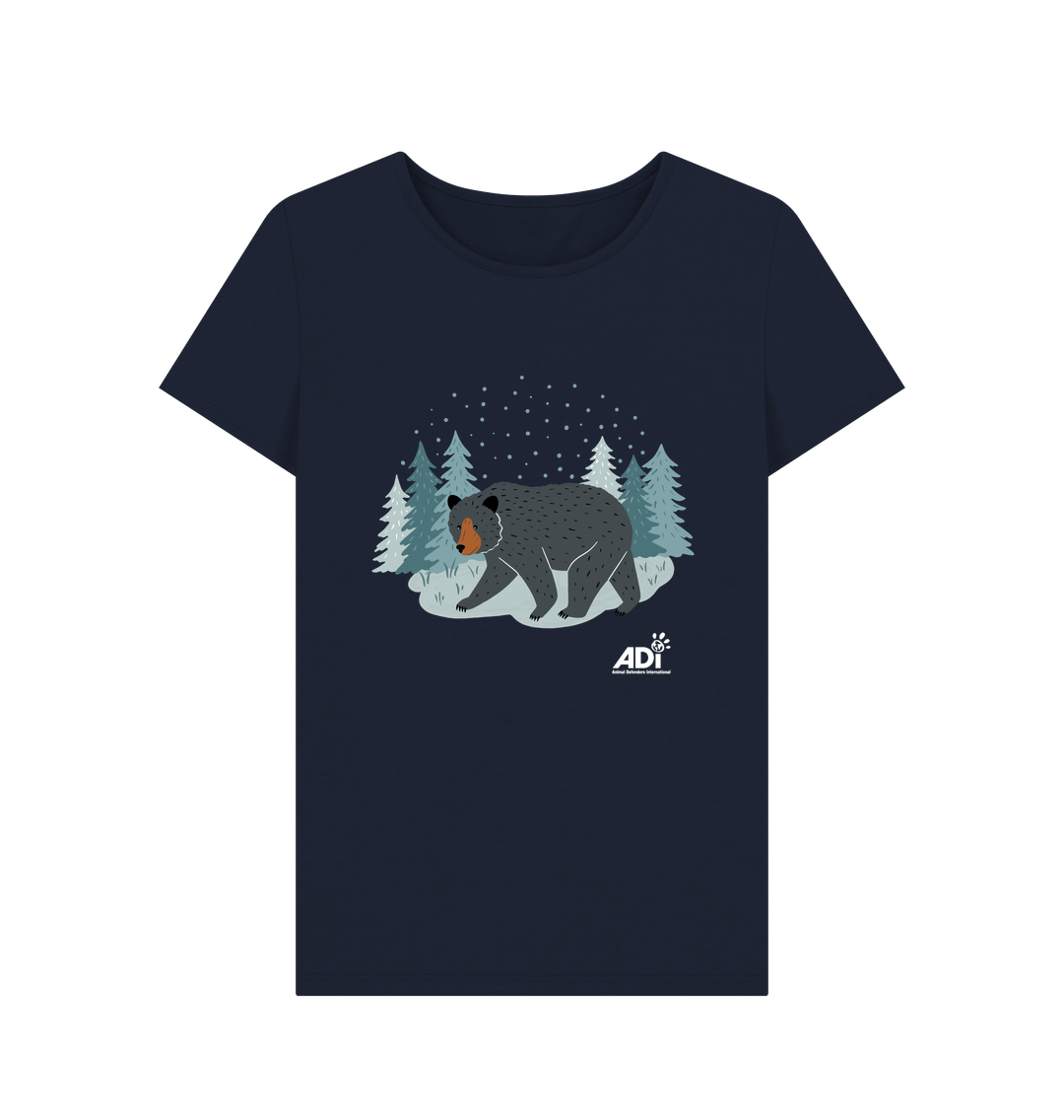 Navy Blue Printed T-shirt
