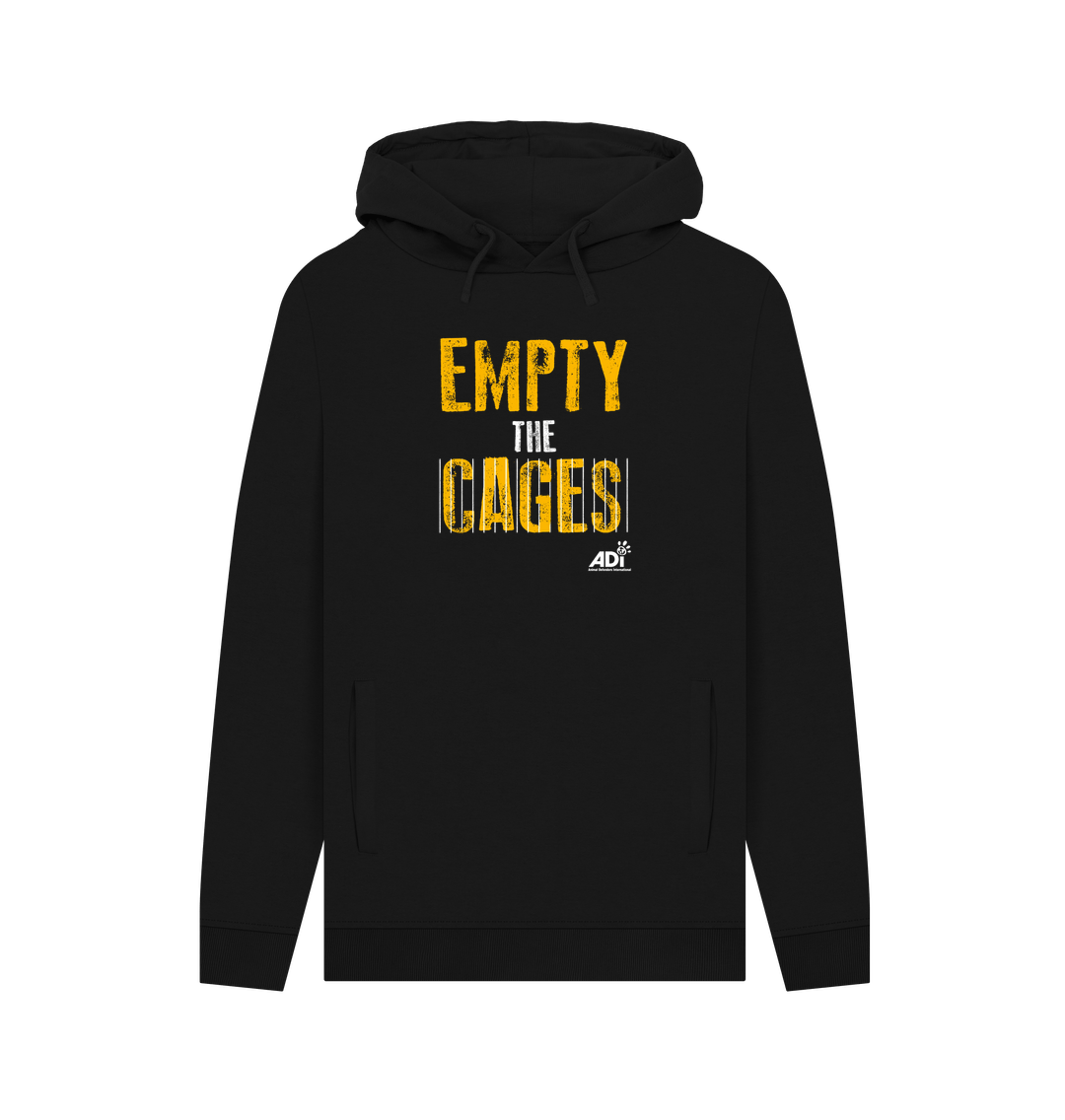 Black Printed Hoody