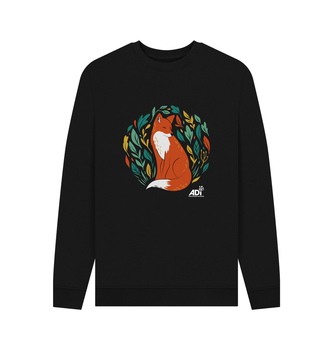 Black Printed Sweater