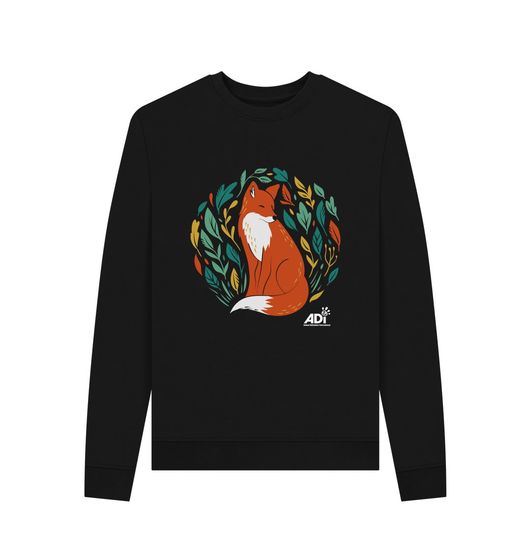 Black Printed Sweater