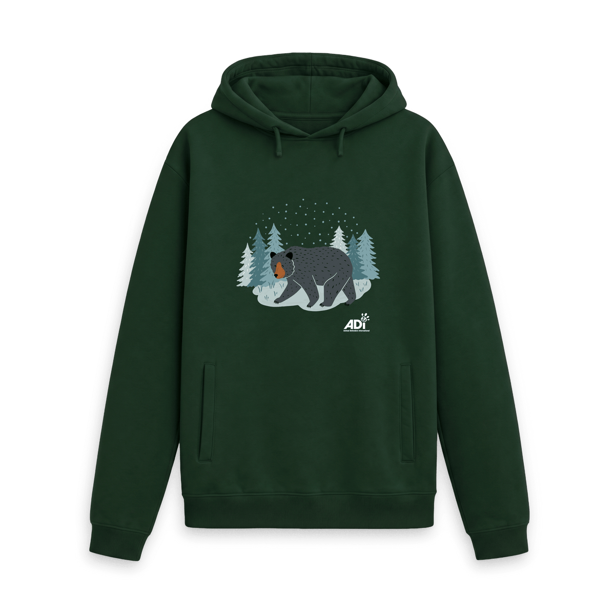 Evergreen Printed Hoody Front