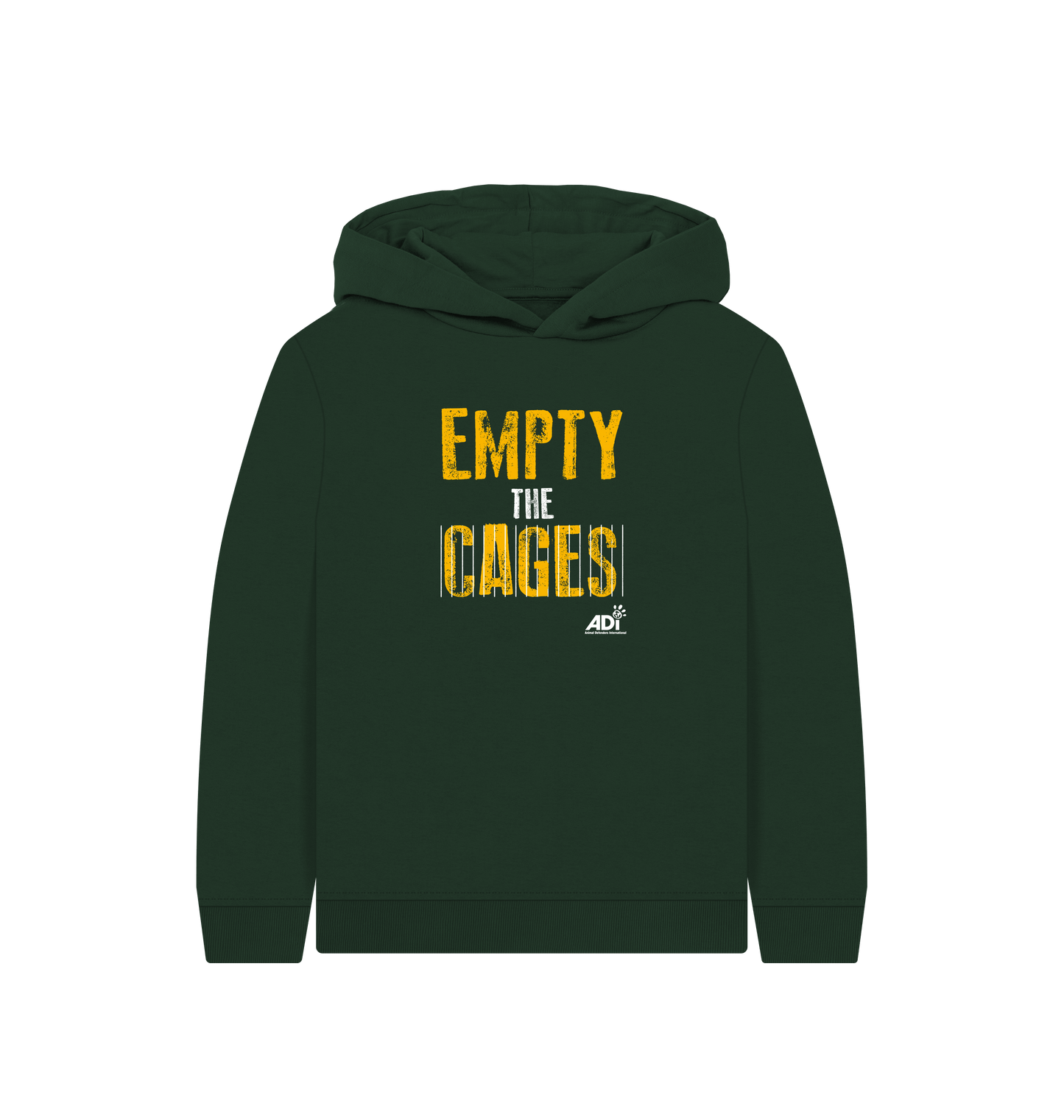Evergreen Printed Kids Hoodie Front