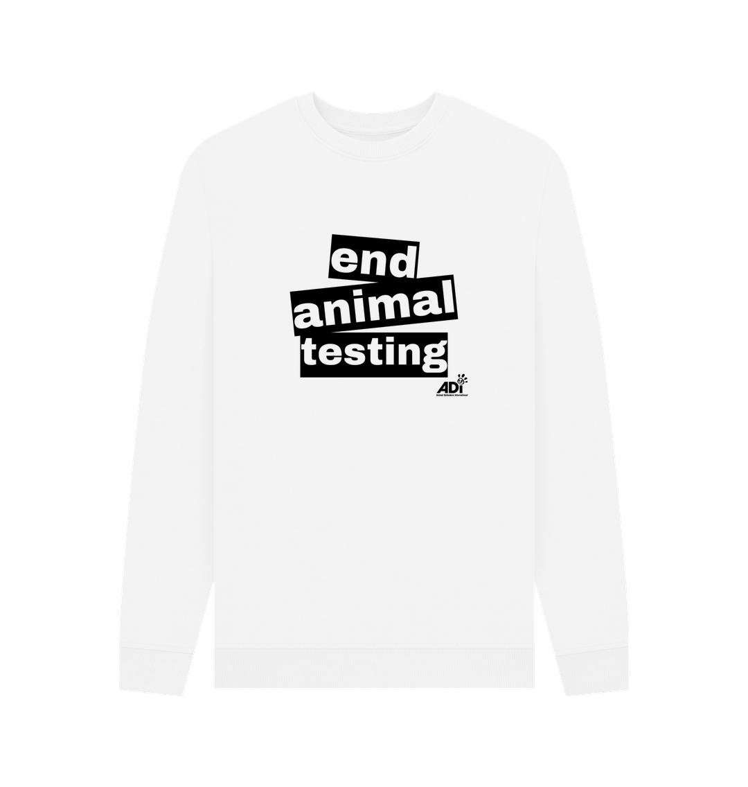 White Printed Sweater
