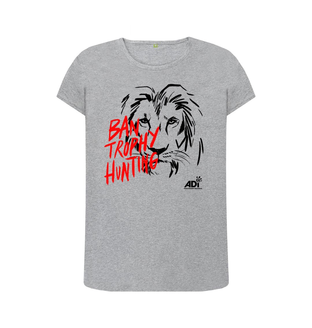 Athletic Grey Ban Trophy Hunting Women\u2019s Top