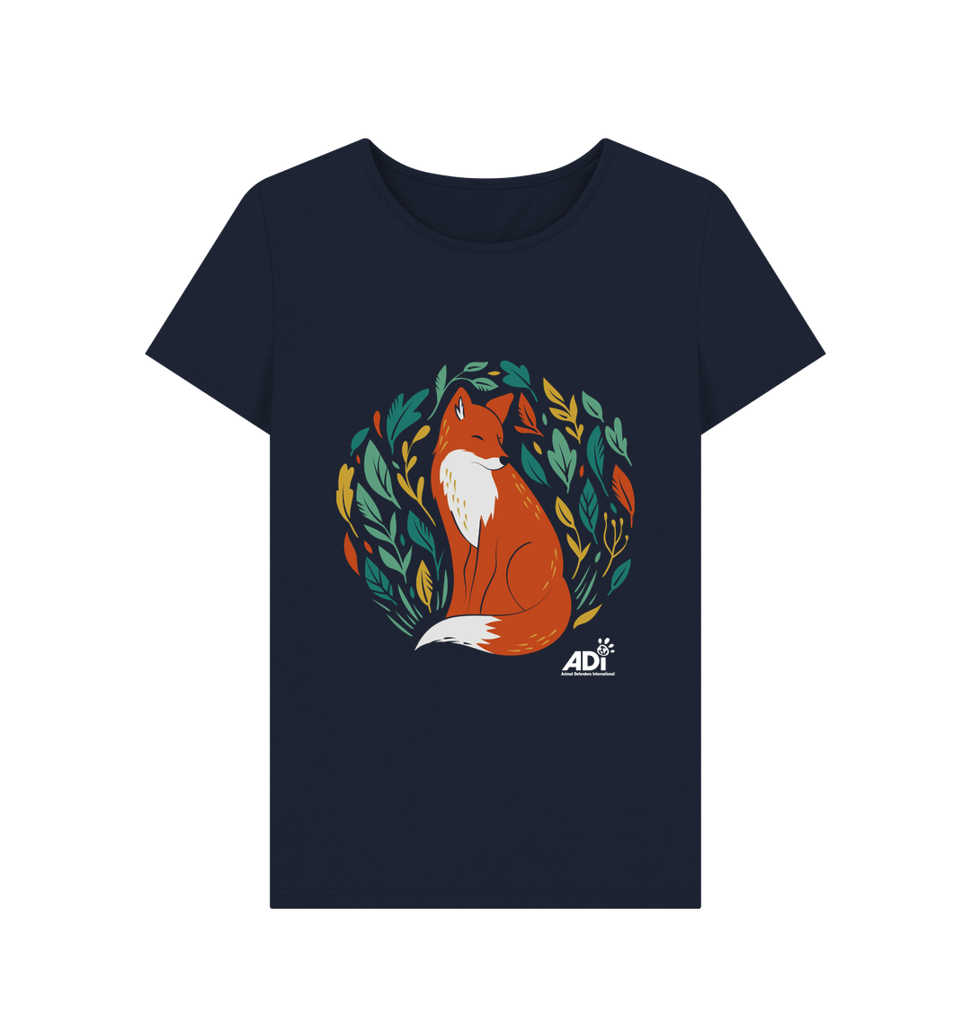 Navy Blue Printed T-shirt