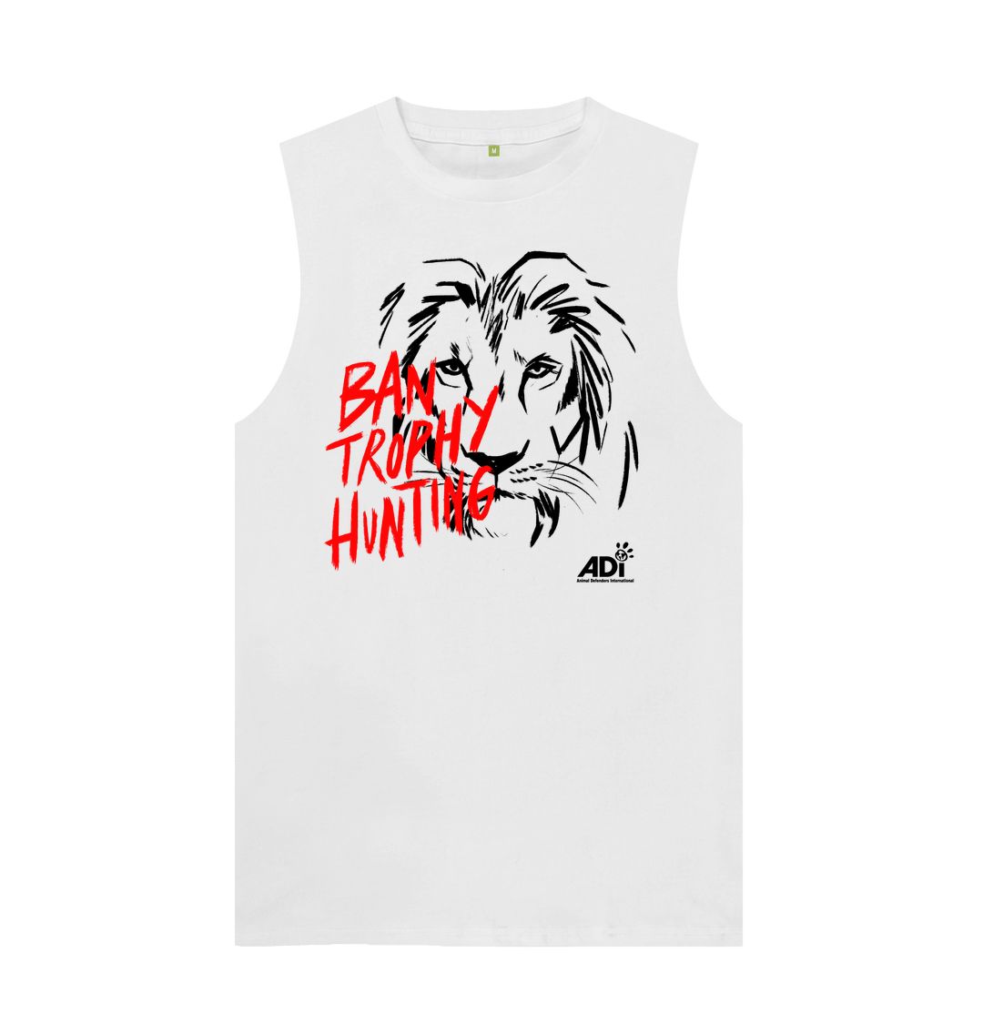 White Ban Trophy Hunting Men\u2019s Tank Top