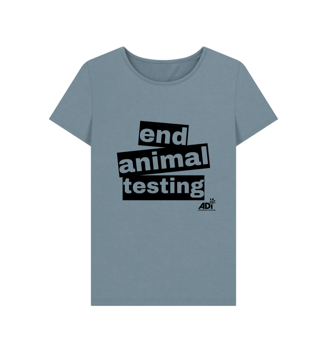 Stone Blue Printed T-shirt