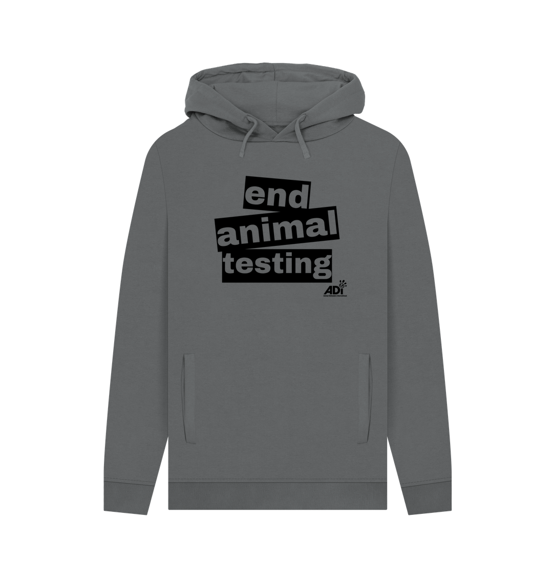 Slate Grey Printed Hoody