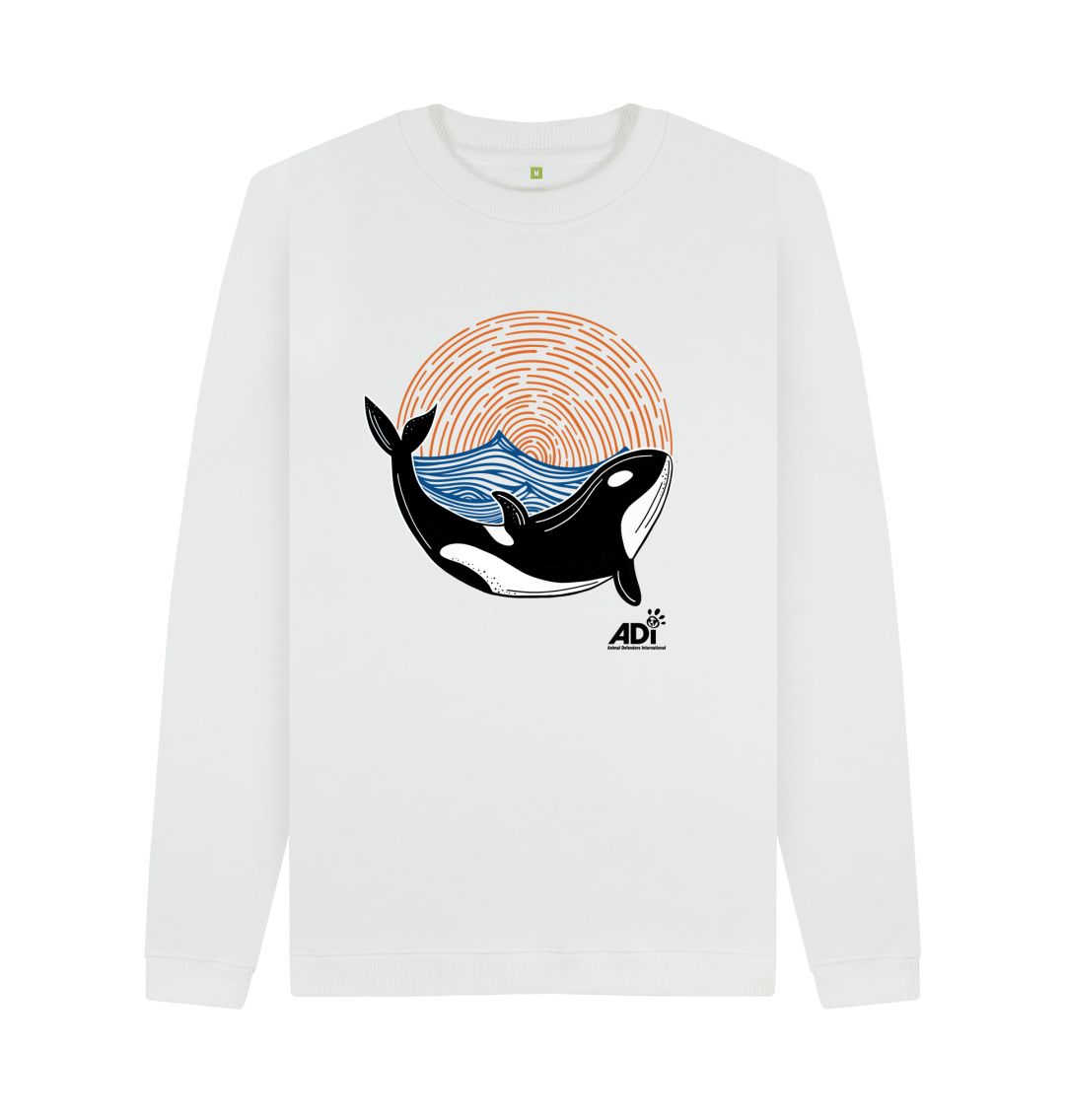 White Orca Men\u2019s Sweatshirt
