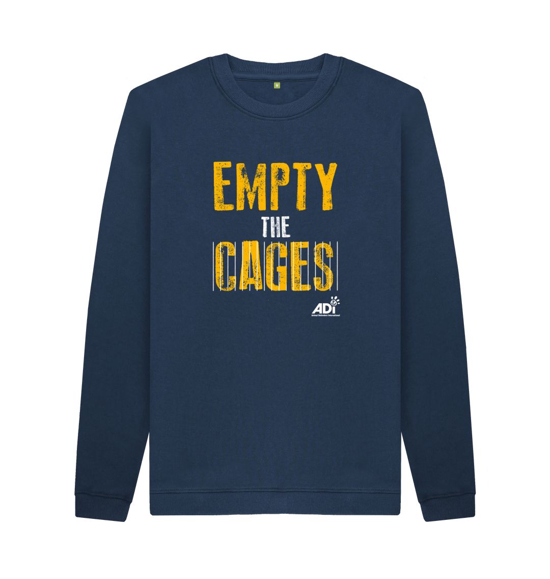 Navy Blue Empty The Cages Men\u2019s Sweatshirt