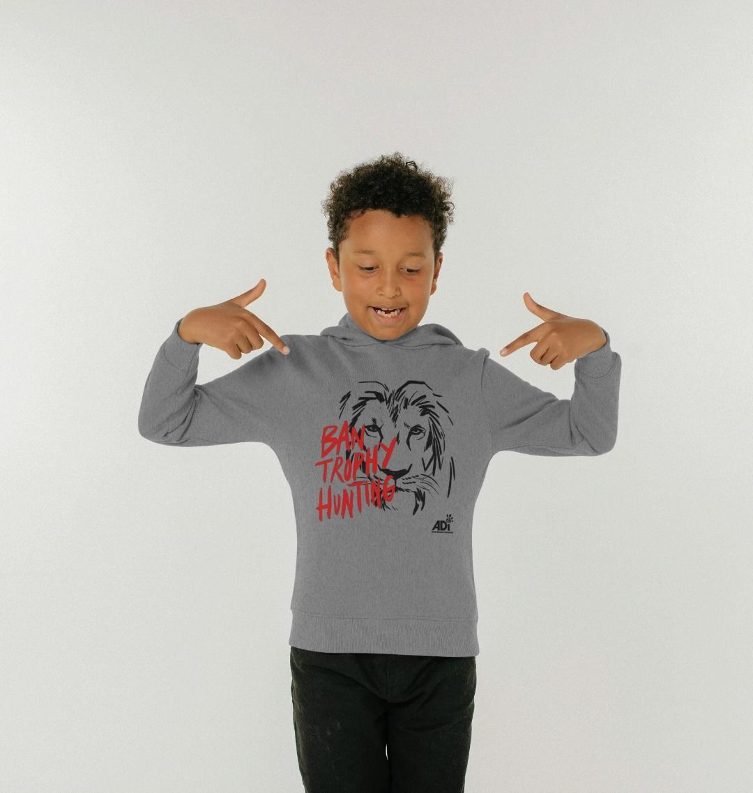 Ban Trophy Hunting Kids Hoody