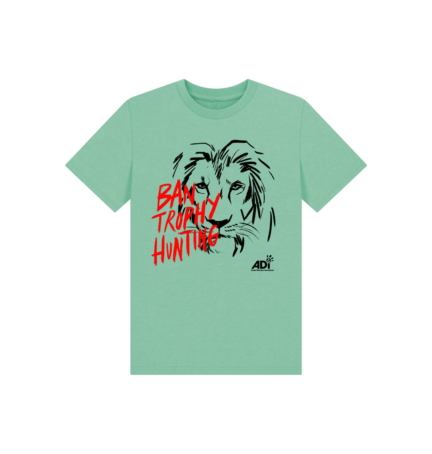 Peppermint Printed Kids T-Shirt Front