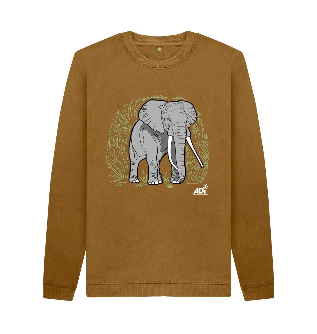 Brown Elephant Men\u2019s Sweatshirt