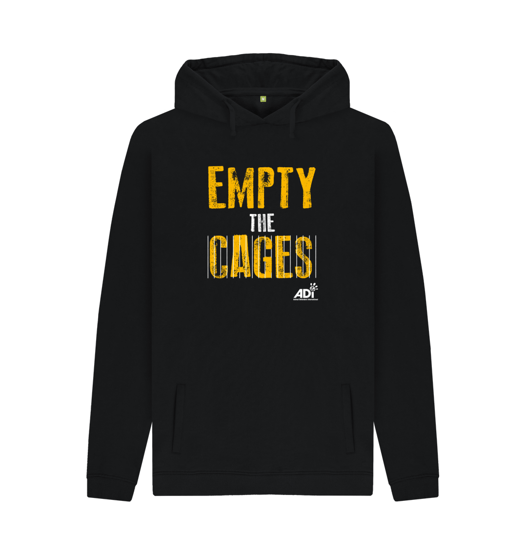 Black Empty The Cages Men\u2019s Hoody