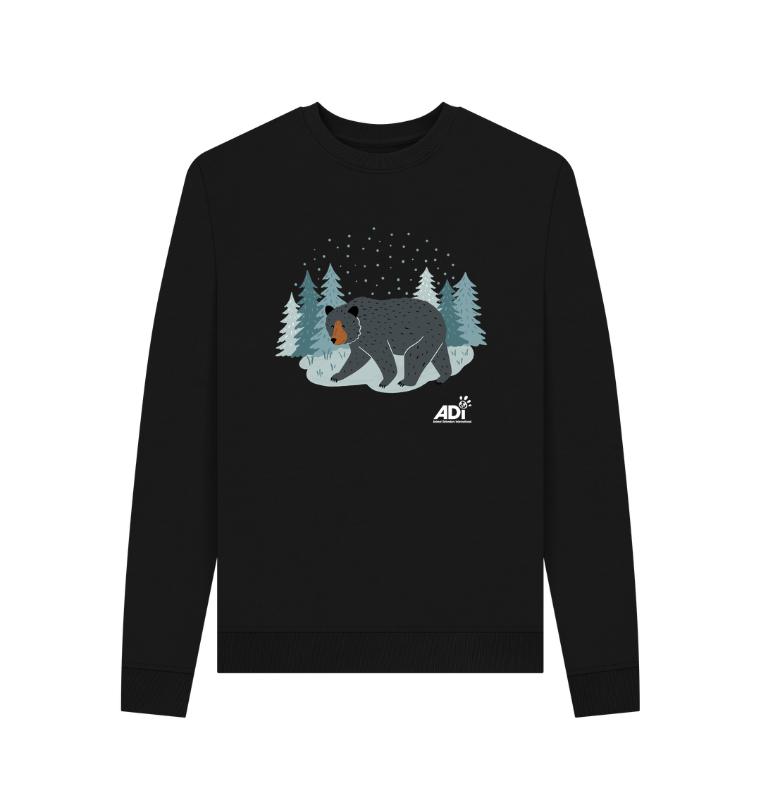 Black Printed Sweater