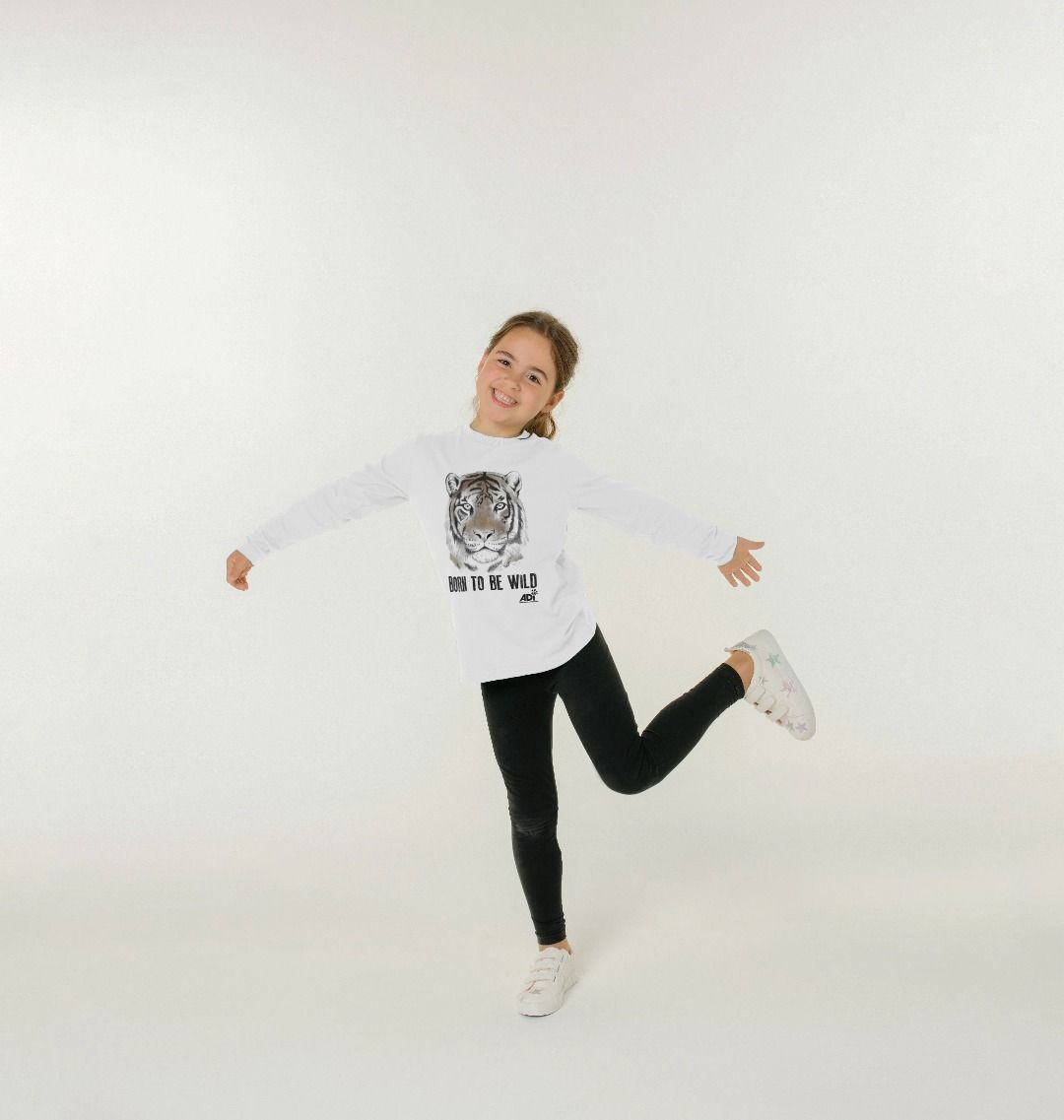 Born To Be Wild Kids Long Sleeved T-shirt