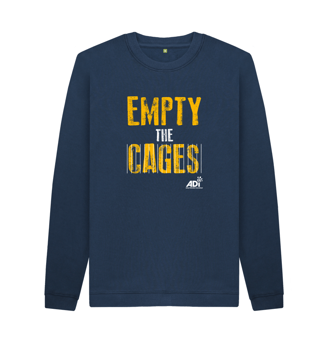 Navy Blue Empty The Cages Men\u2019s Sweatshirt