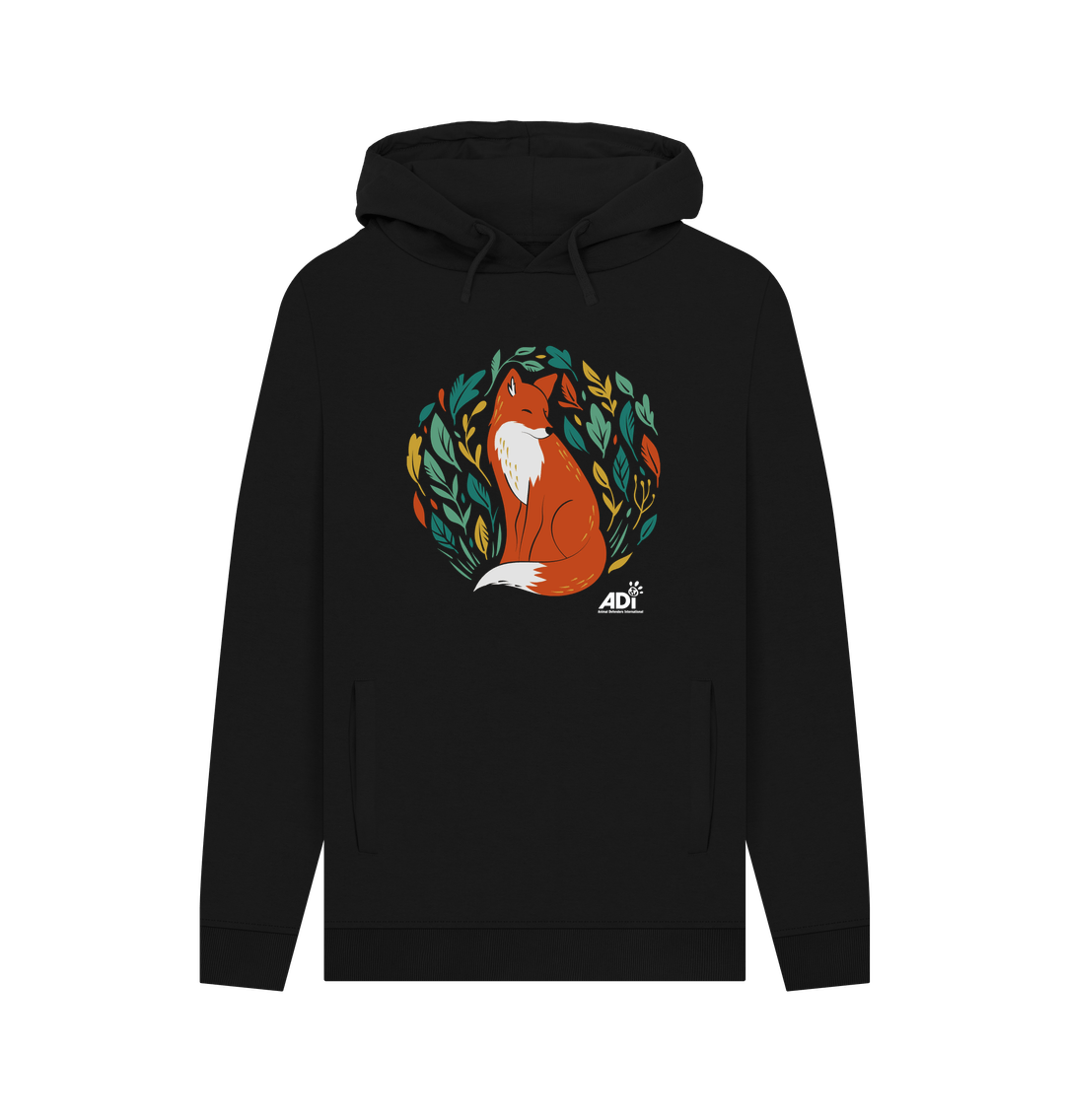 Black Printed Hoody
