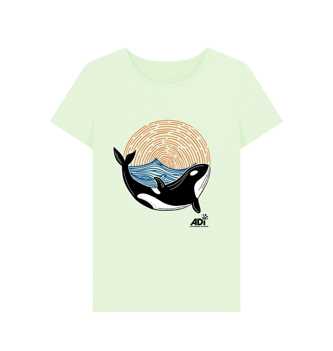 Pastel Green Printed T-shirt