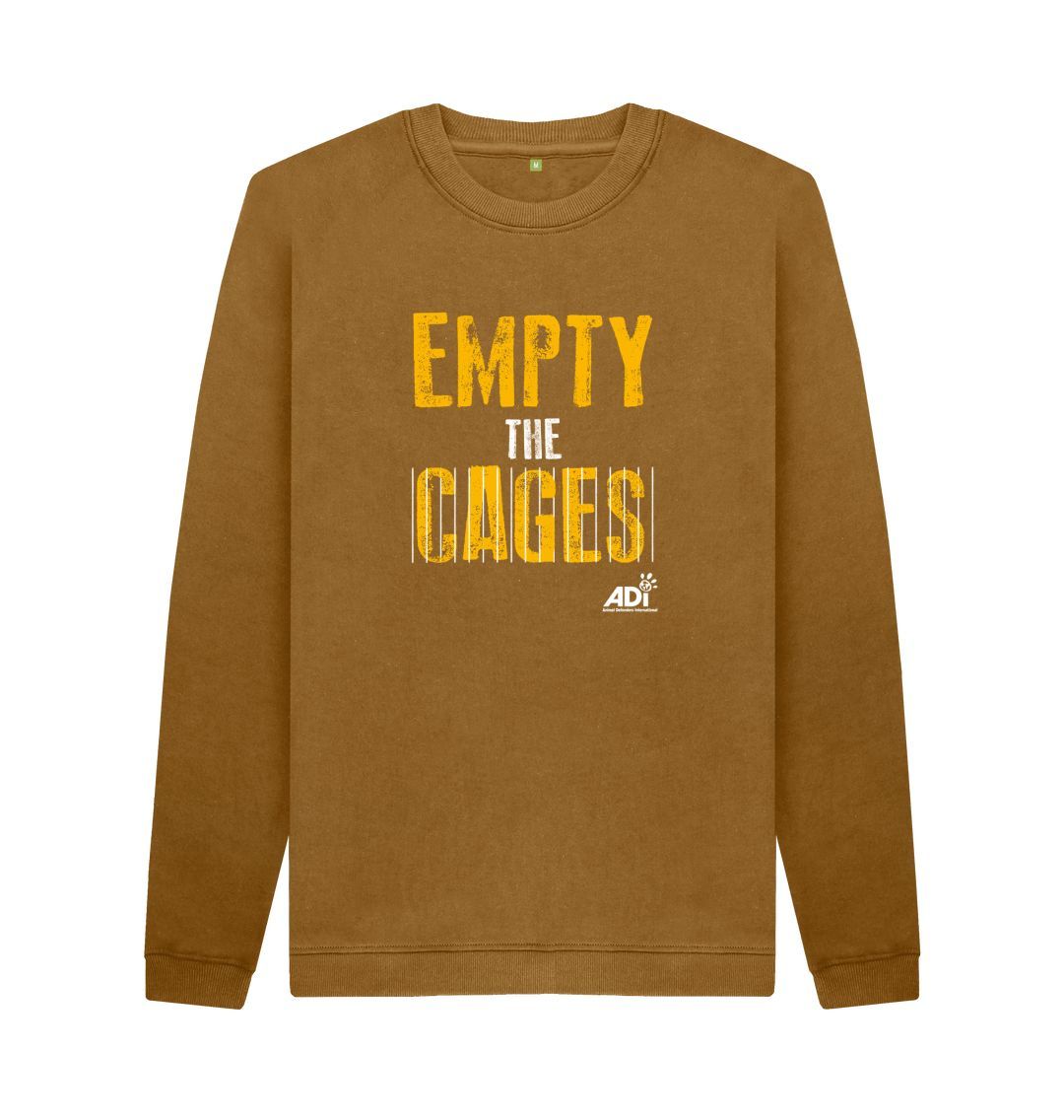 Brown Empty The Cages Men\u2019s Sweatshirt