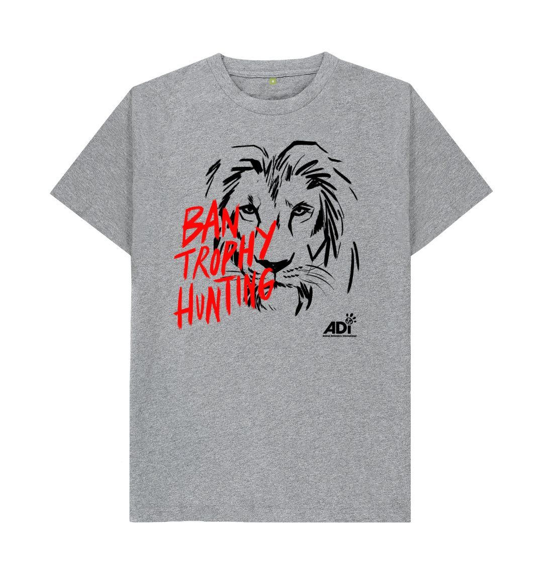 Athletic Grey Ban Trophy Hunting Men\u2019s T-shirt