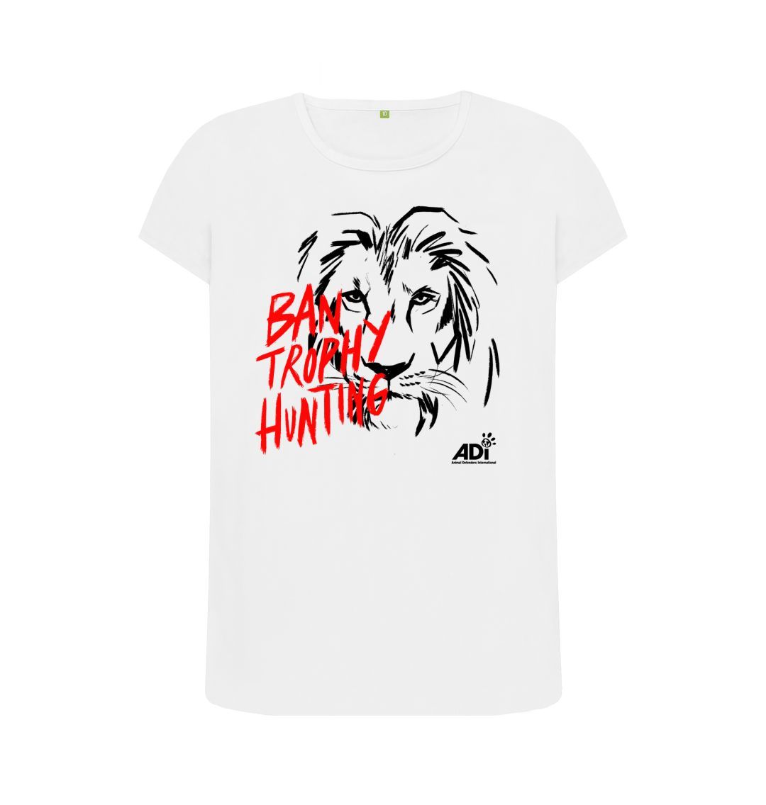 White Ban Trophy Hunting Women\u2019s Top