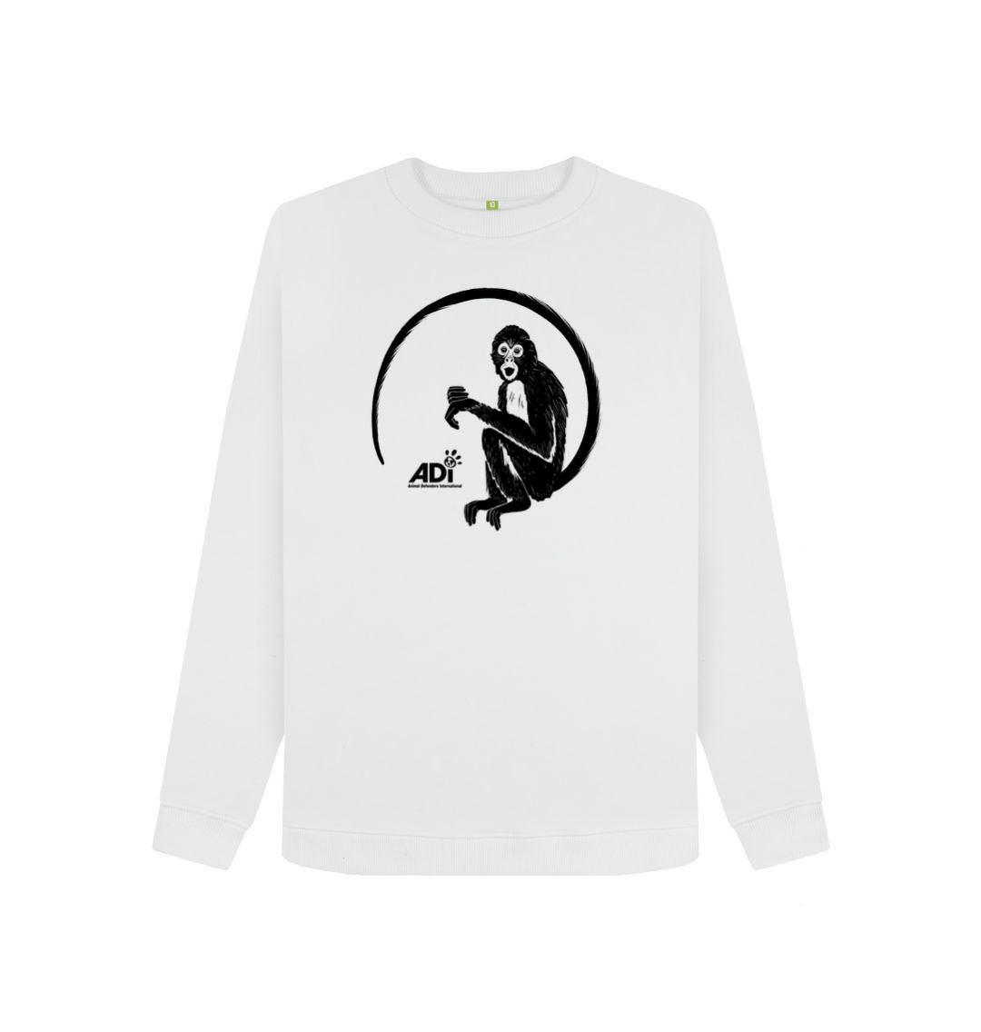 White Spider Monkey Women's Jumper