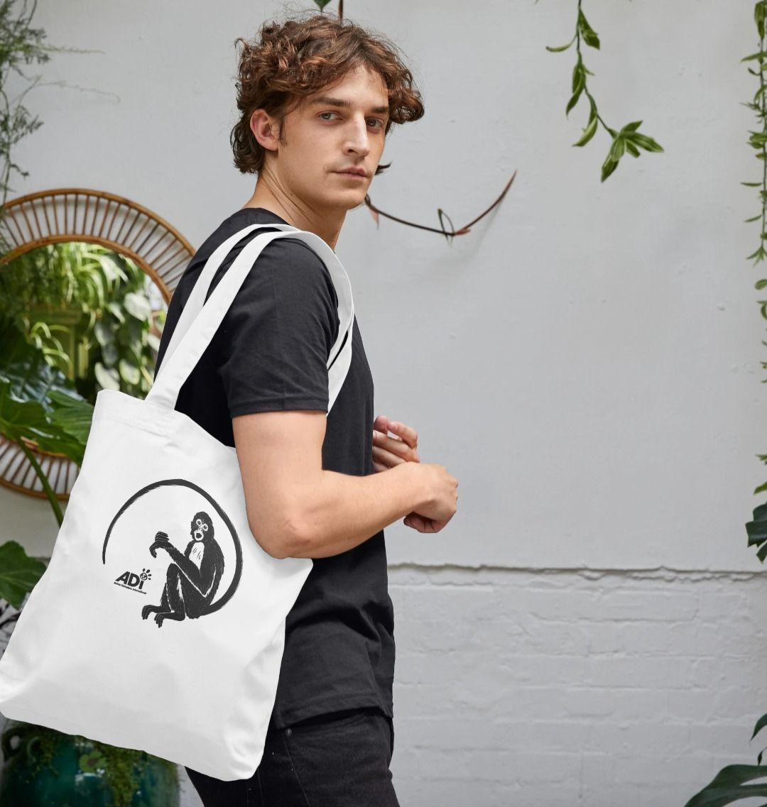 Spider Monkey Tote Bag