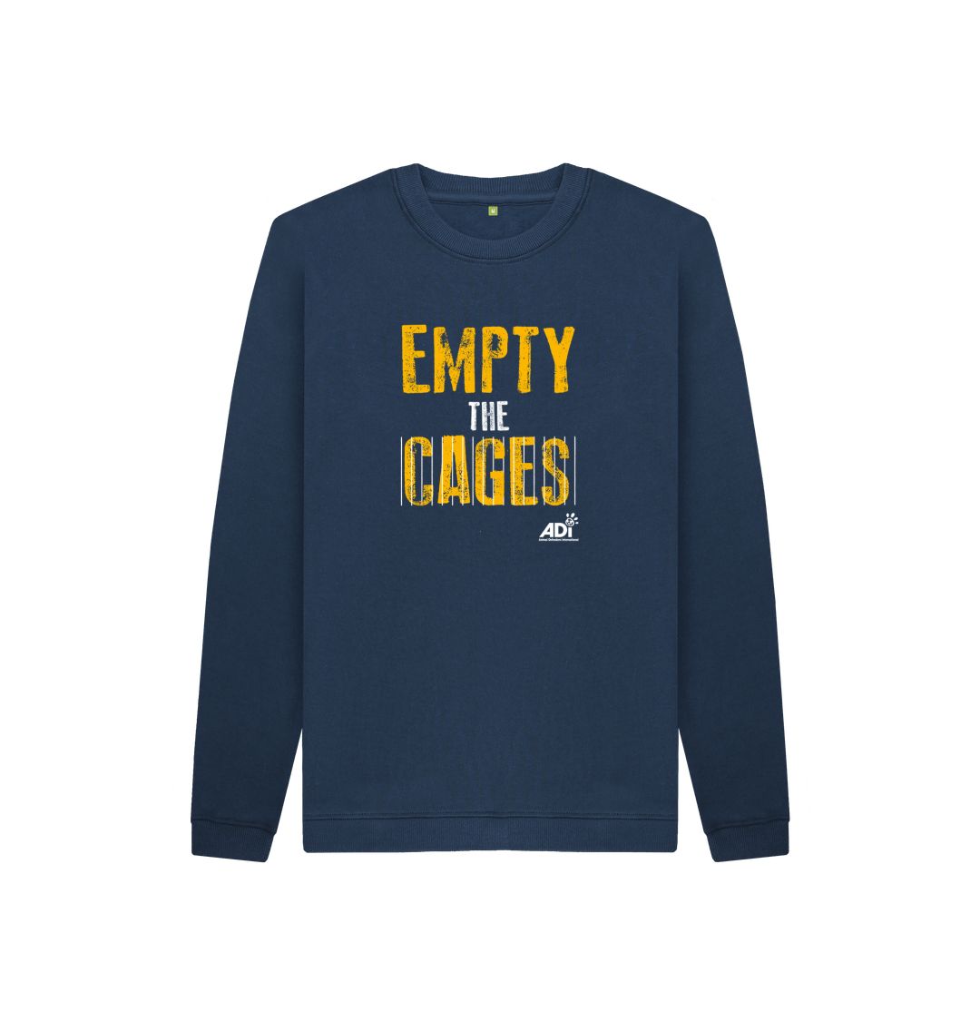 Navy Blue Empty The Cages Kids Sweatshirt