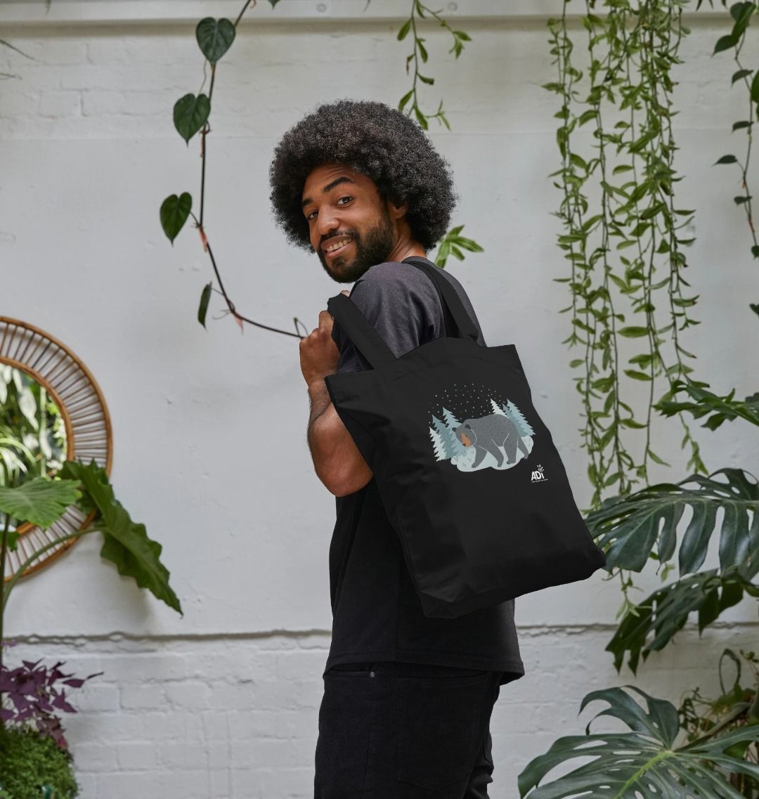 Winter Bear Tote Bag