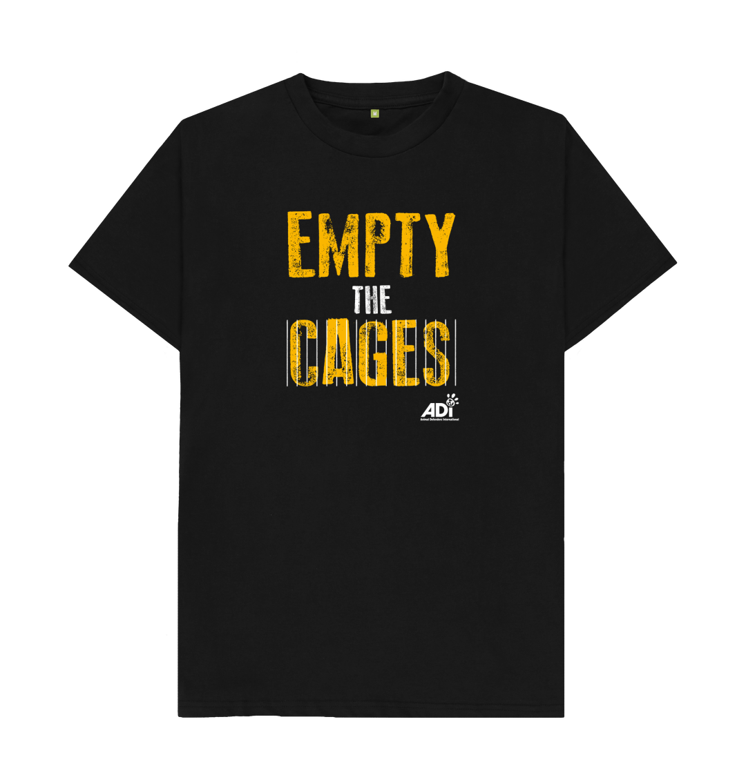 Black Empty The Cages Men\u2019s T-shirt
