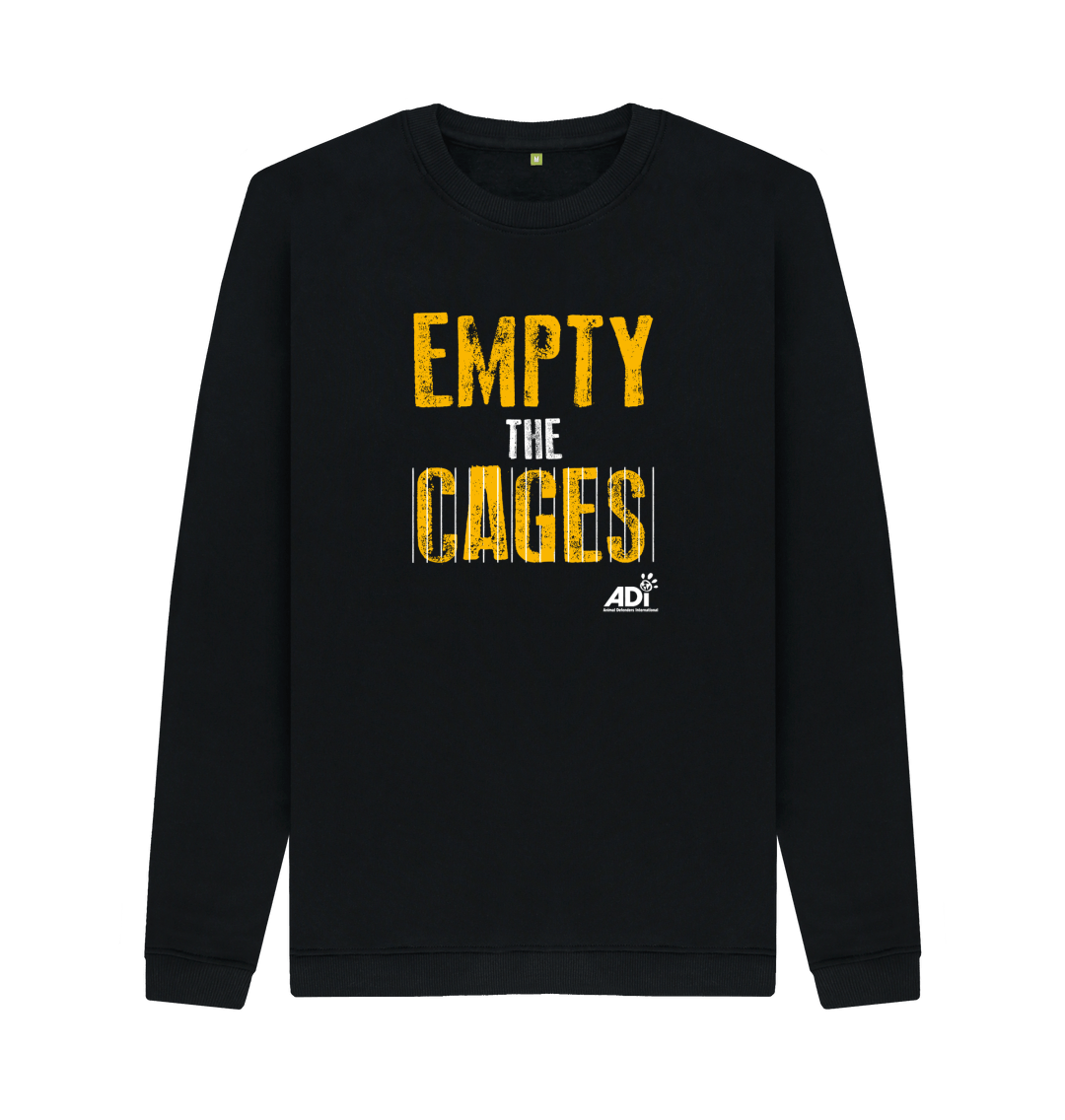Black Empty The Cages Men\u2019s Sweatshirt