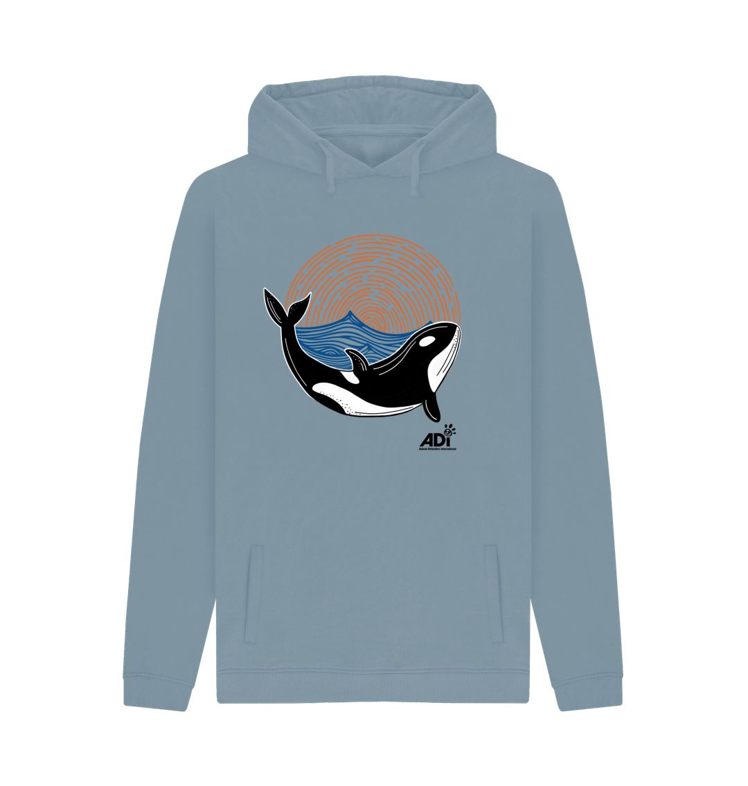 Stone Blue Orca Men\u2019s Hoody