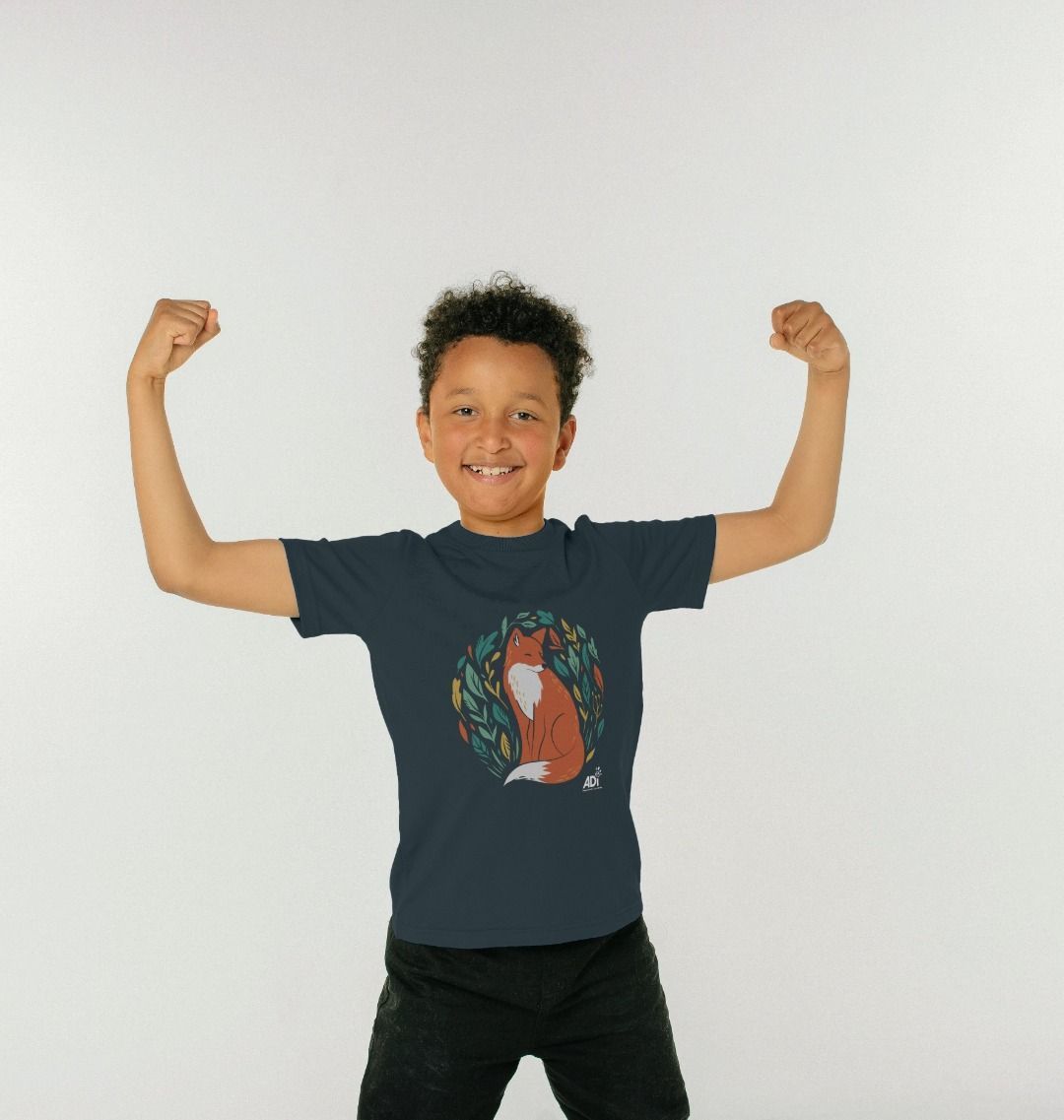 Autumn Fox Kids T-shirt