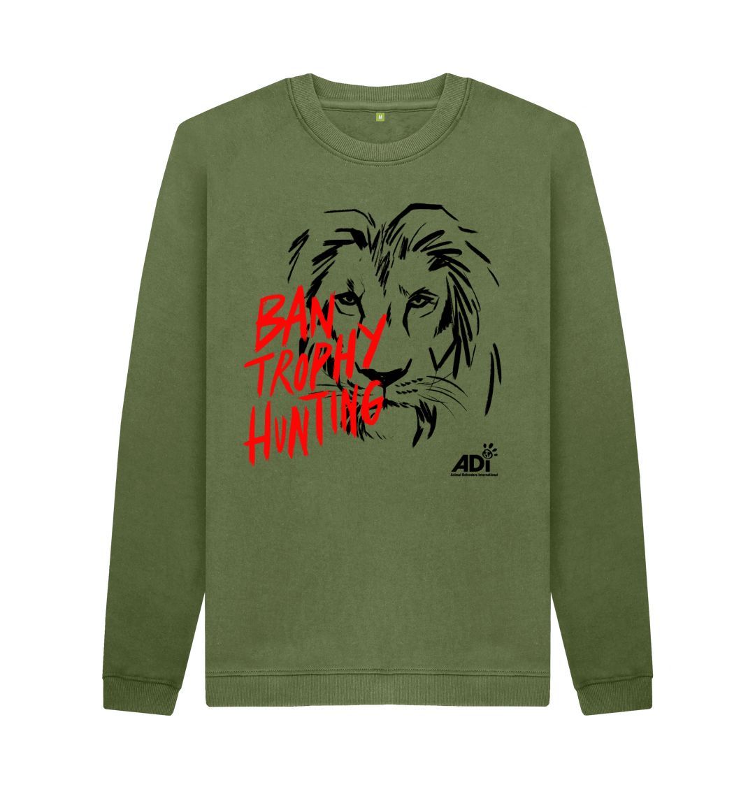 Khaki Ban Trophy Hunting Men\u2019s Sweatshirt