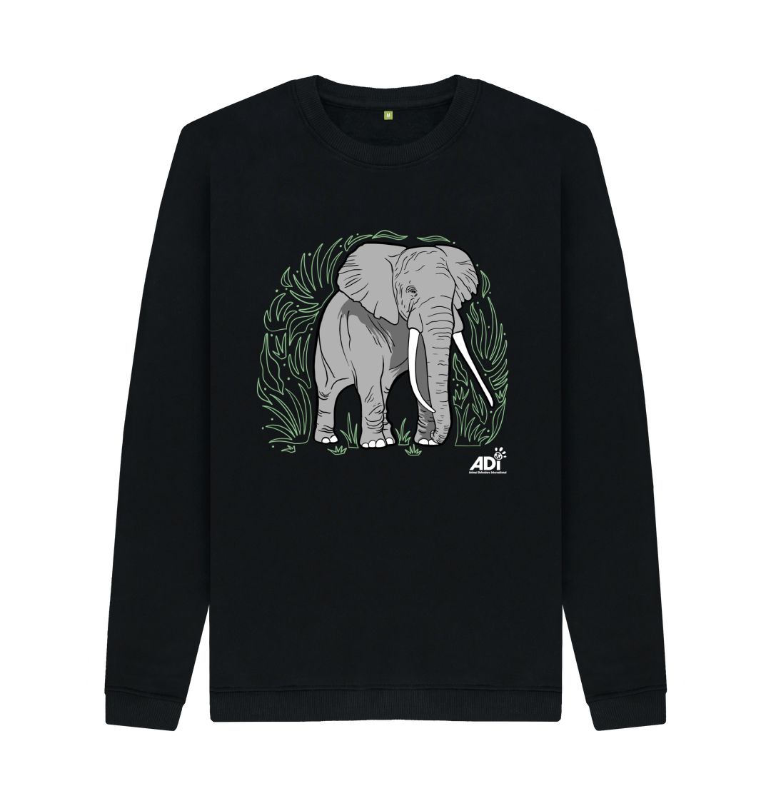 Black Elephant Men\u2019s Sweatshirt