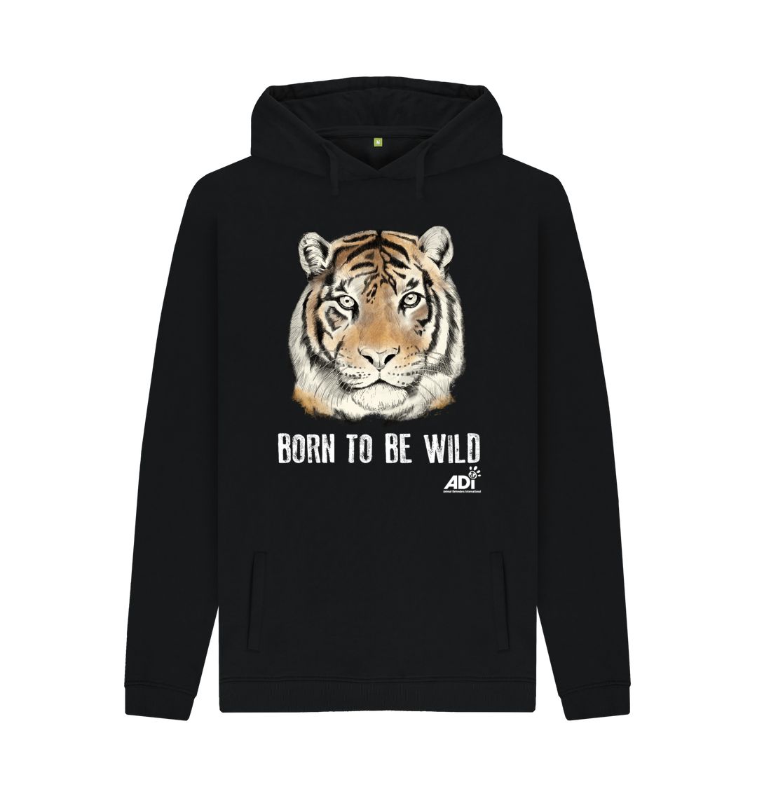 Black Born To Be Wild Dark Men\u2019s Hoody