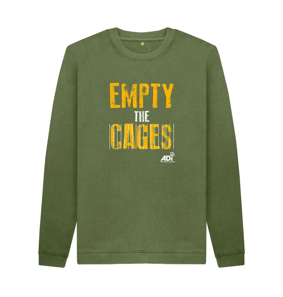 Khaki Empty The Cages Men\u2019s Sweatshirt