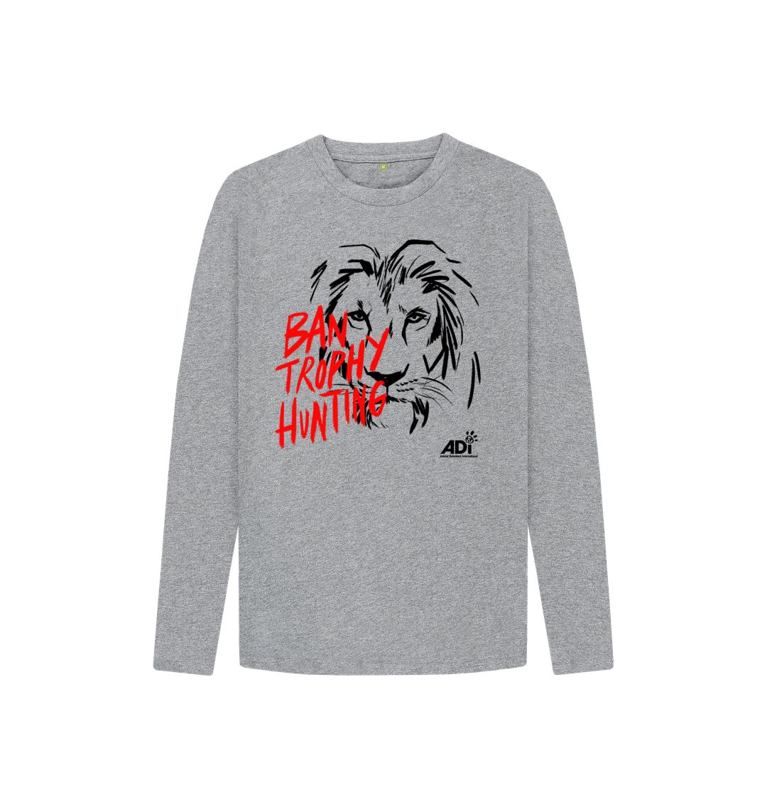 Athletic Grey Ban Trophy Hunting Kids Long Sleeved T-shirt
