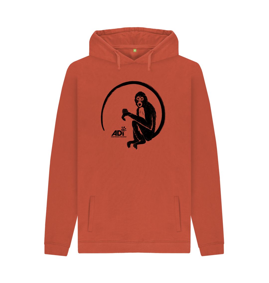 Rust Spider Monkey Men\u2019s Hoody