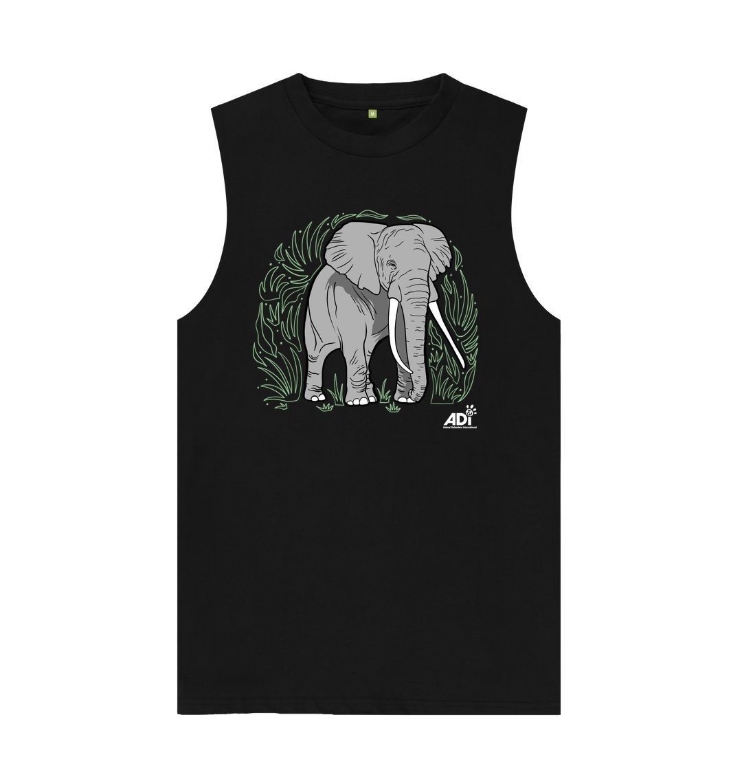Black Elephant Men\u2019s Tank Top