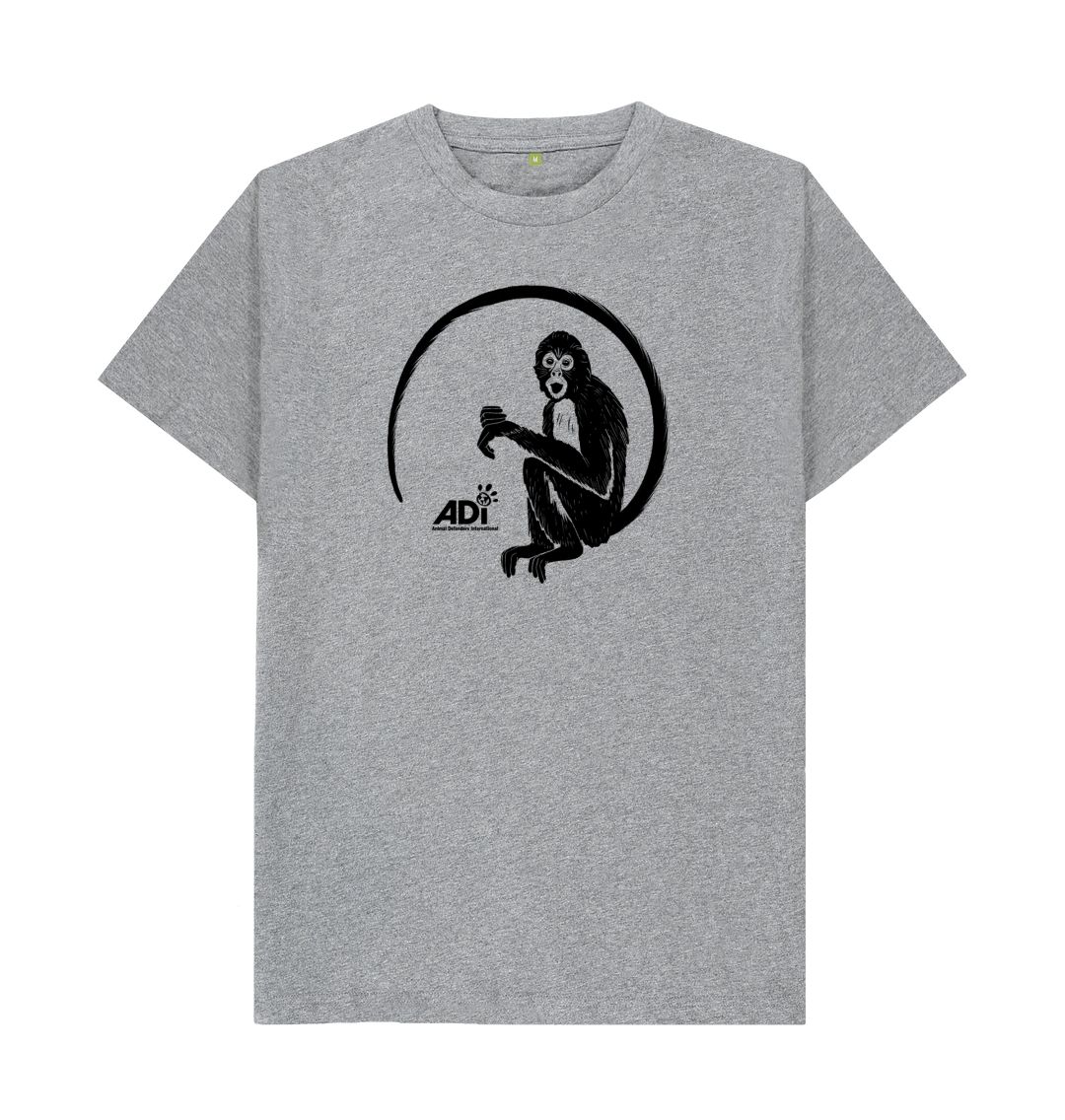 Athletic Grey Spider Monkey Men\u2019s T-shirt