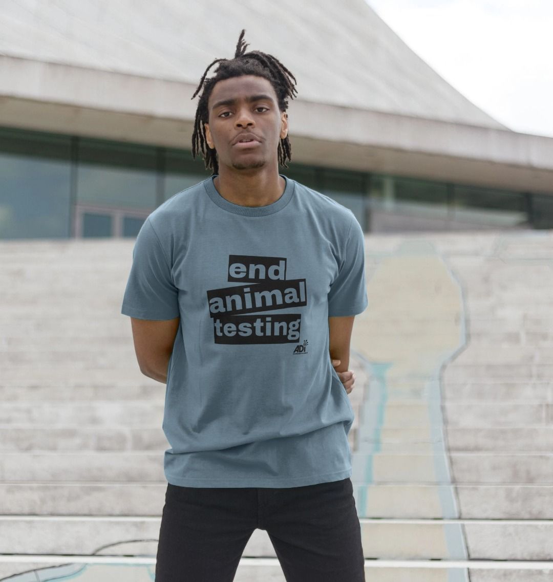 End Animal Testing Men's T-Shirt