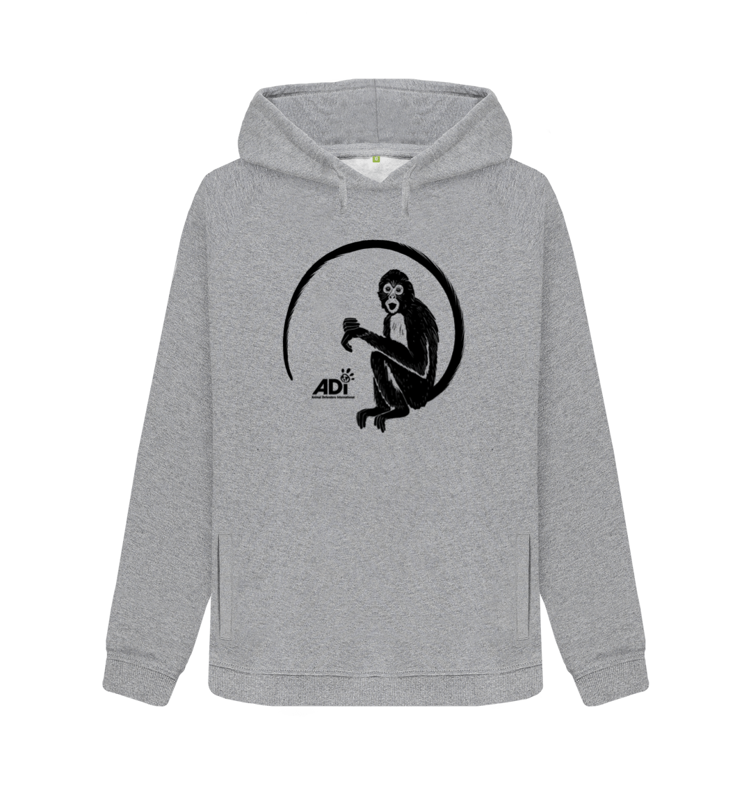 Light Heather Spider Monkey Women's Hoodie