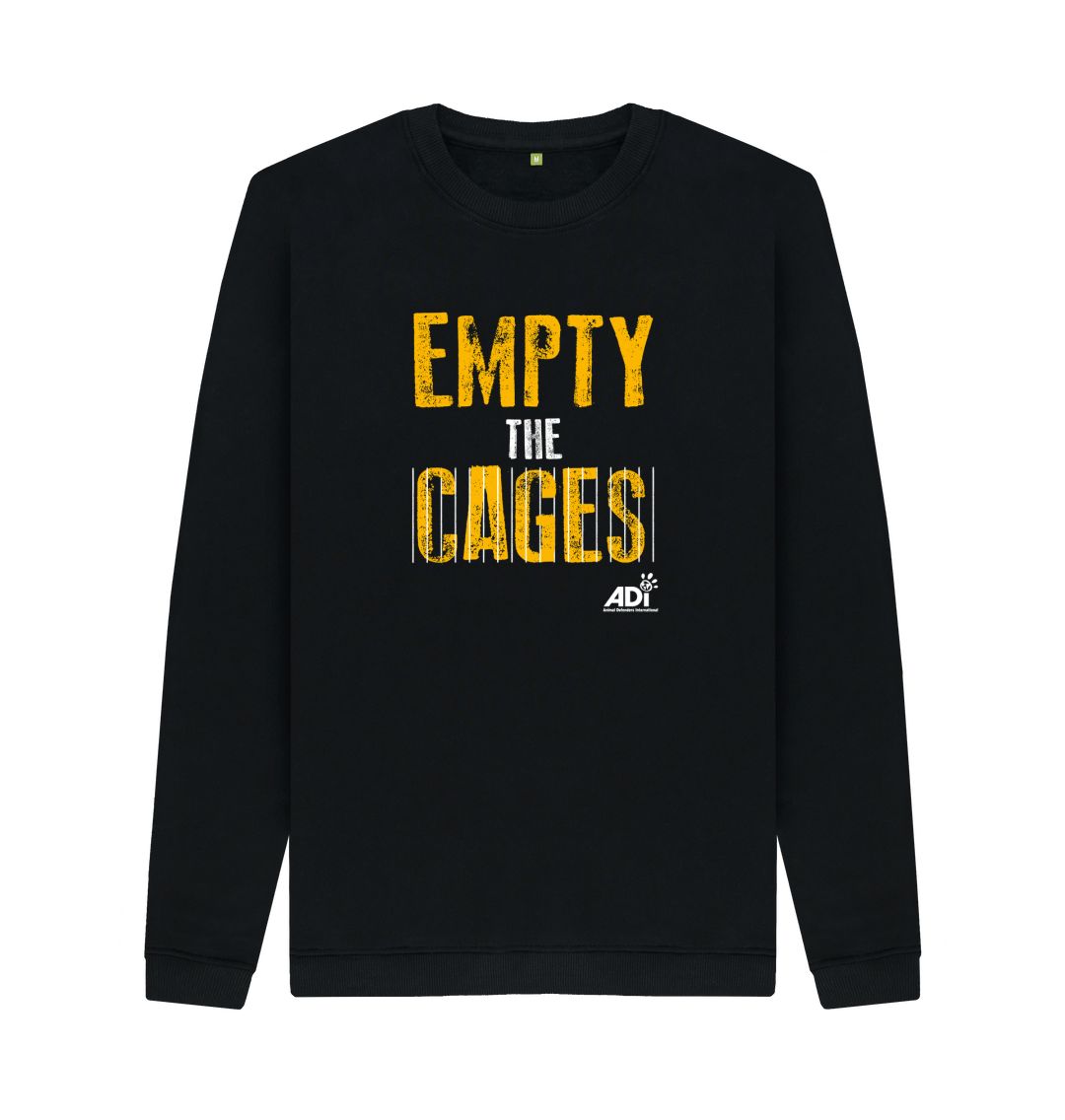 Black Empty The Cages Men\u2019s Sweatshirt