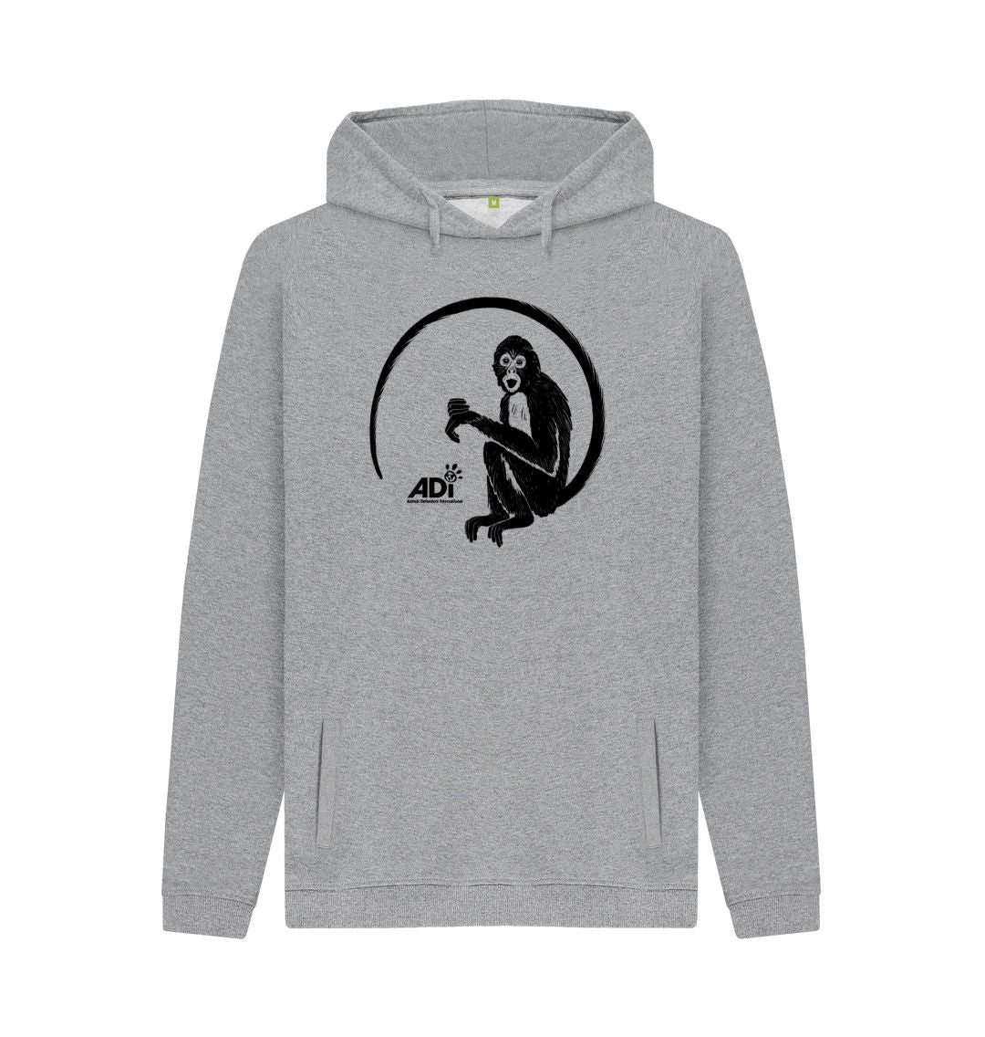 Light Heather Spider Monkey Men\u2019s Hoody